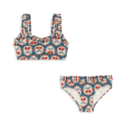 <tc>Konges Slojd</tc> Bikini Kind Maya Grs Cherry Bow Blue
