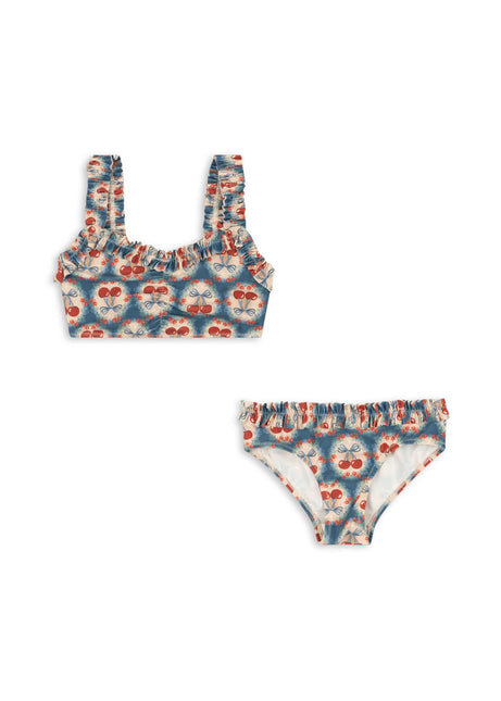 <tc>Konges Slojd</tc> Bikini Kind Maya Grs Cherry Bow Blue