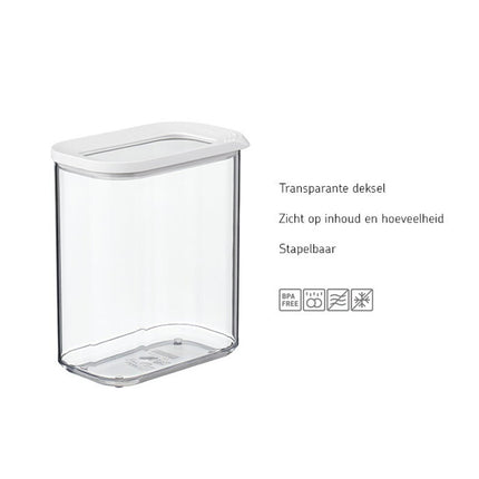 <tc>Mepal</tc> Pojemnik do przechowywania Modula 1500 ml, biały