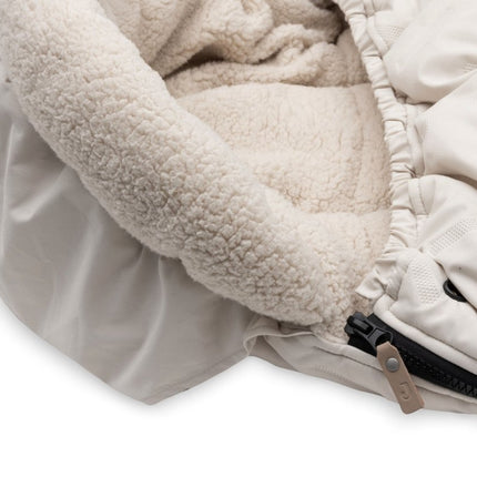 Voetenzak buggy/kinderwagen Embossed - Sand - Babywinkel - 8717329399716