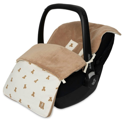 Voetenzak groep 0+ 3/5 punts gordel - Mini Teddy Bear koop je bij Babywinkel