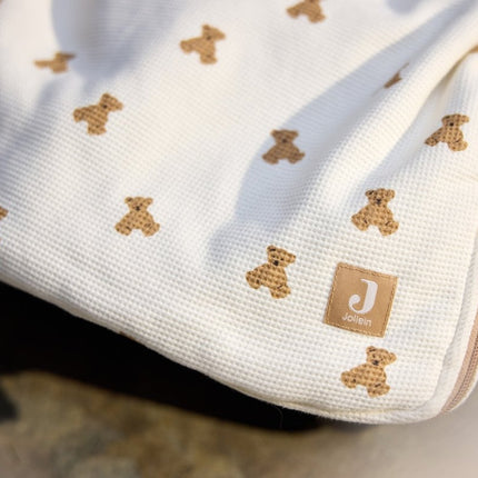 Voetenzak groep 0+ 3/5 punts gordel - Mini Teddy Bear koop je bij Babywinkel