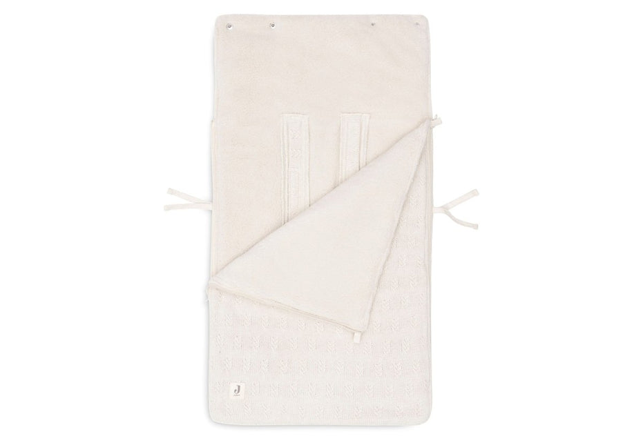 Jollein Voetenzak Grain Knit Oatmeal 0+ koop je bij Babywinkel