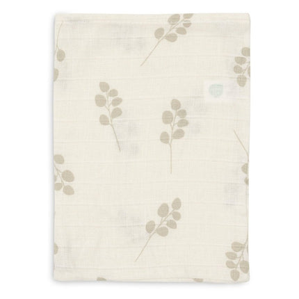Washandje Hydrofiel Twig - Olive Green - 3 Stuks - Babywinkel - 8717329376922