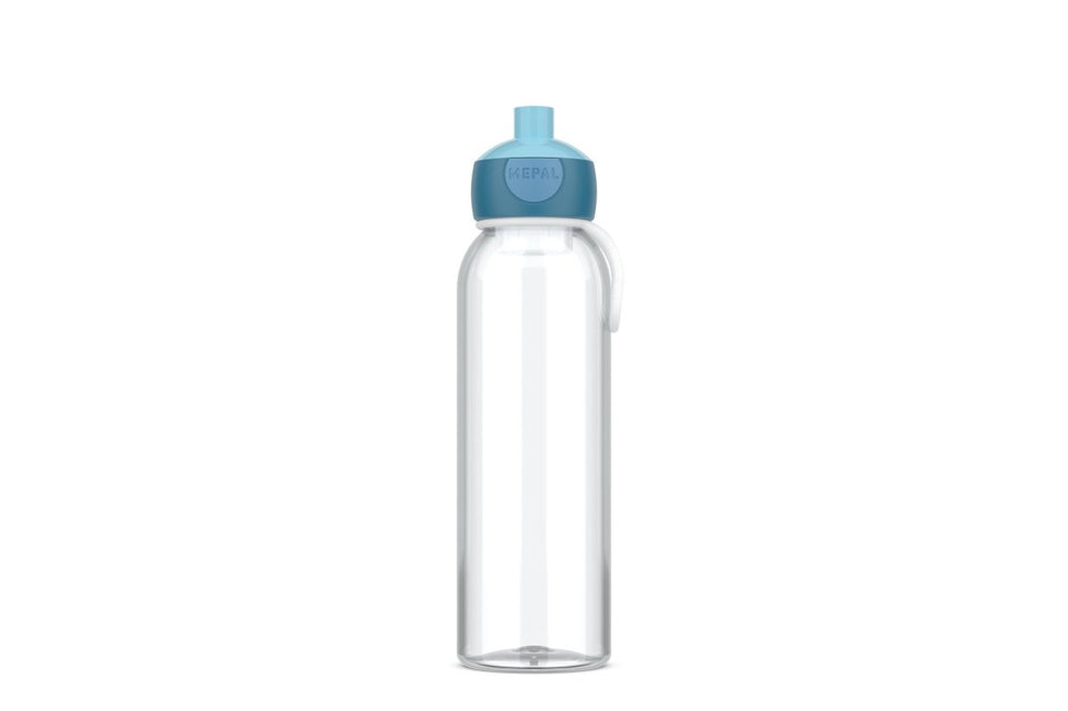 Waterfles pop - up Campus 500 ml - Cool blue - Babywinkel - 8720294056560