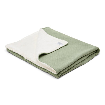 Wiegdeken gebreid - Pure Sage - Babywinkel - 8721122584132