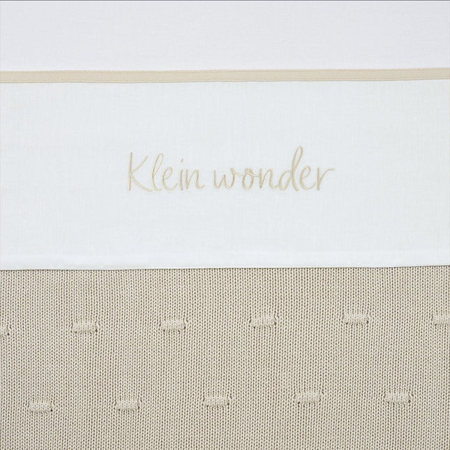Wieglaken Klein Wonder - soft sand - 75x100cm - 0.3 TOG - Babywinkel - 4054703696219