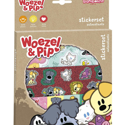 Woezel En Pip Stickerset - Babywinkel - 8714274670006