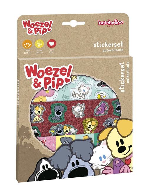 Woezel En Pip Stickerset - Babywinkel - 8714274670006