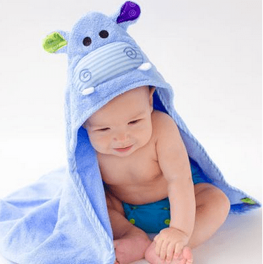 Zoocchini Badjas Baby Henry The Hippo Katoen - Zoocchini - Babywinkel - 854892005526