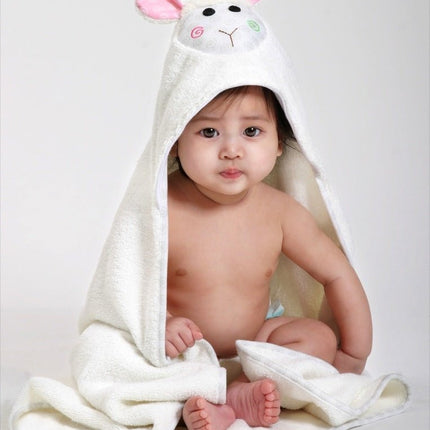 Zoocchini Badjas Baby Lola The Lamb Katoen - Zoocchini - Babywinkel - 854892005533