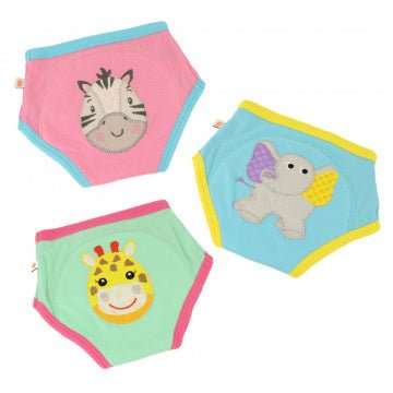Zoocchini oefenbroekjes girl Zoo Friends - Babywinkel - 810608035355