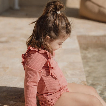 Zwem shirt lange mouwen Dreamy Pink Sparkle koop je bij Babywinkel