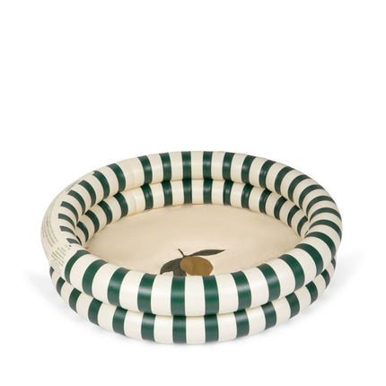 Zwembad Kind 2 Ringen Small Green Stripe koop je bij Babywinkel